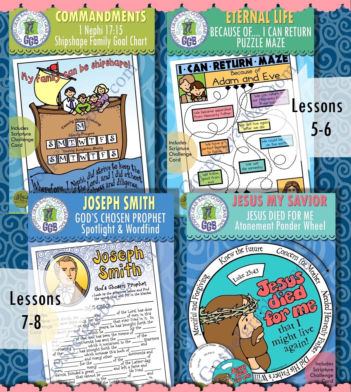 CFM Book of Mormon February 2024 Ages 8-11 BUNDLE - Activities