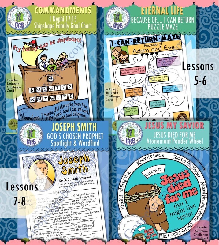 CFM Book of Mormon February 2024 Ages 8-11 BUNDLE - Activities