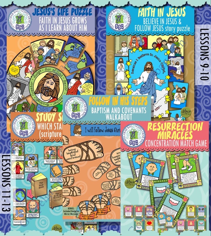 CFM Book of Mormon March 2024 All Ages BUNDLE - Post-and-Present Activities