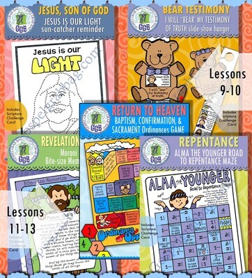 CFM Book of Mormon March 2024 Ages 8-11 BUNDLE - Activities