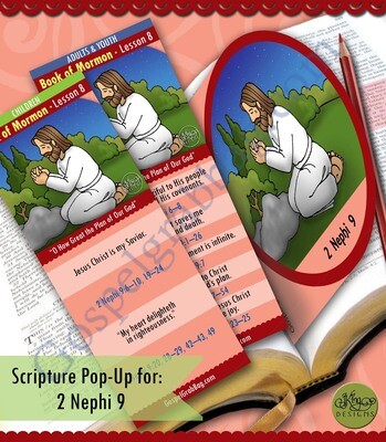 Scripture Pop-Up &amp; Bookmark: CFM BM-  Lesson 8