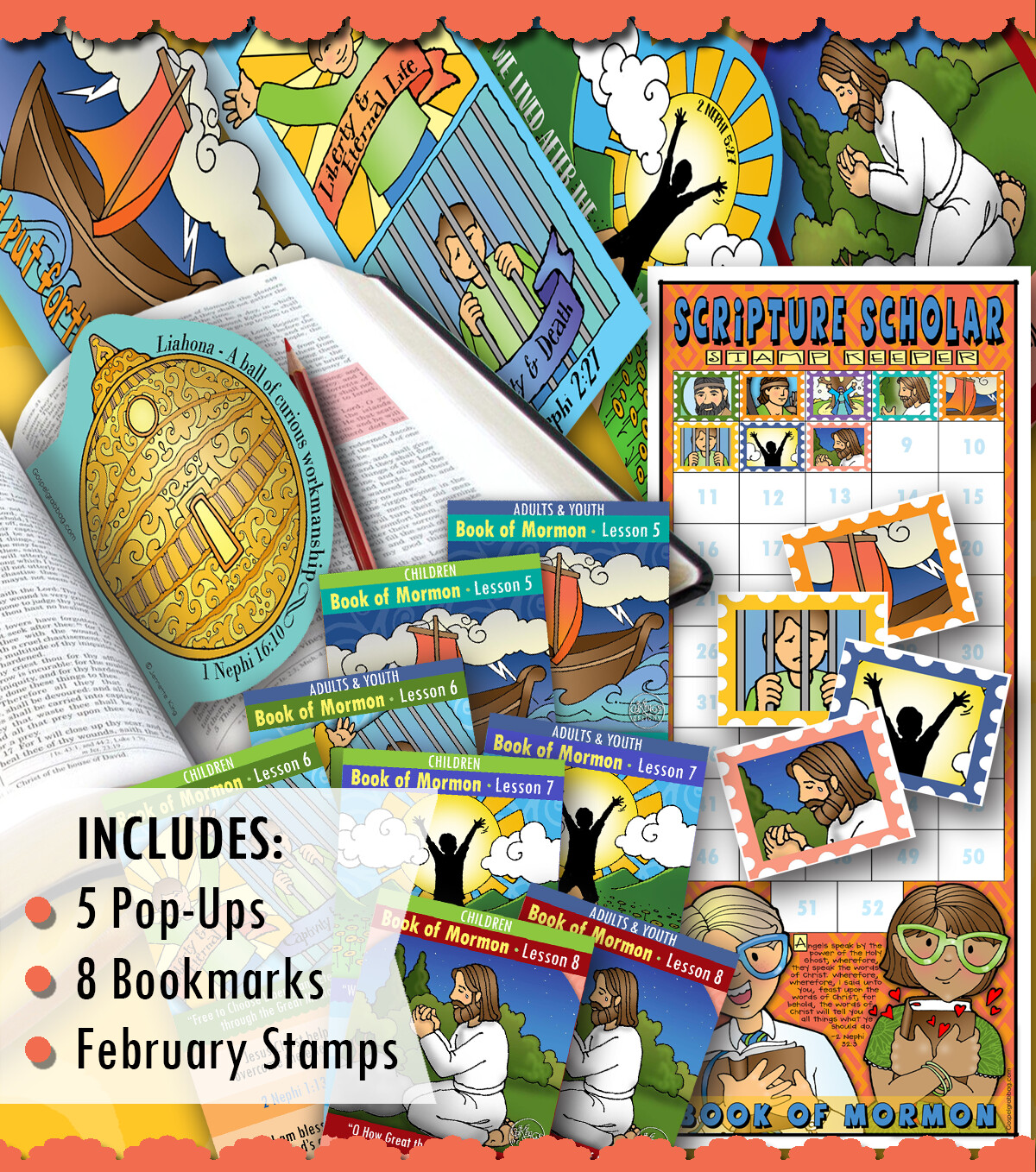 Scripture Scholar BUNDLE  for February (Book of Mormon)