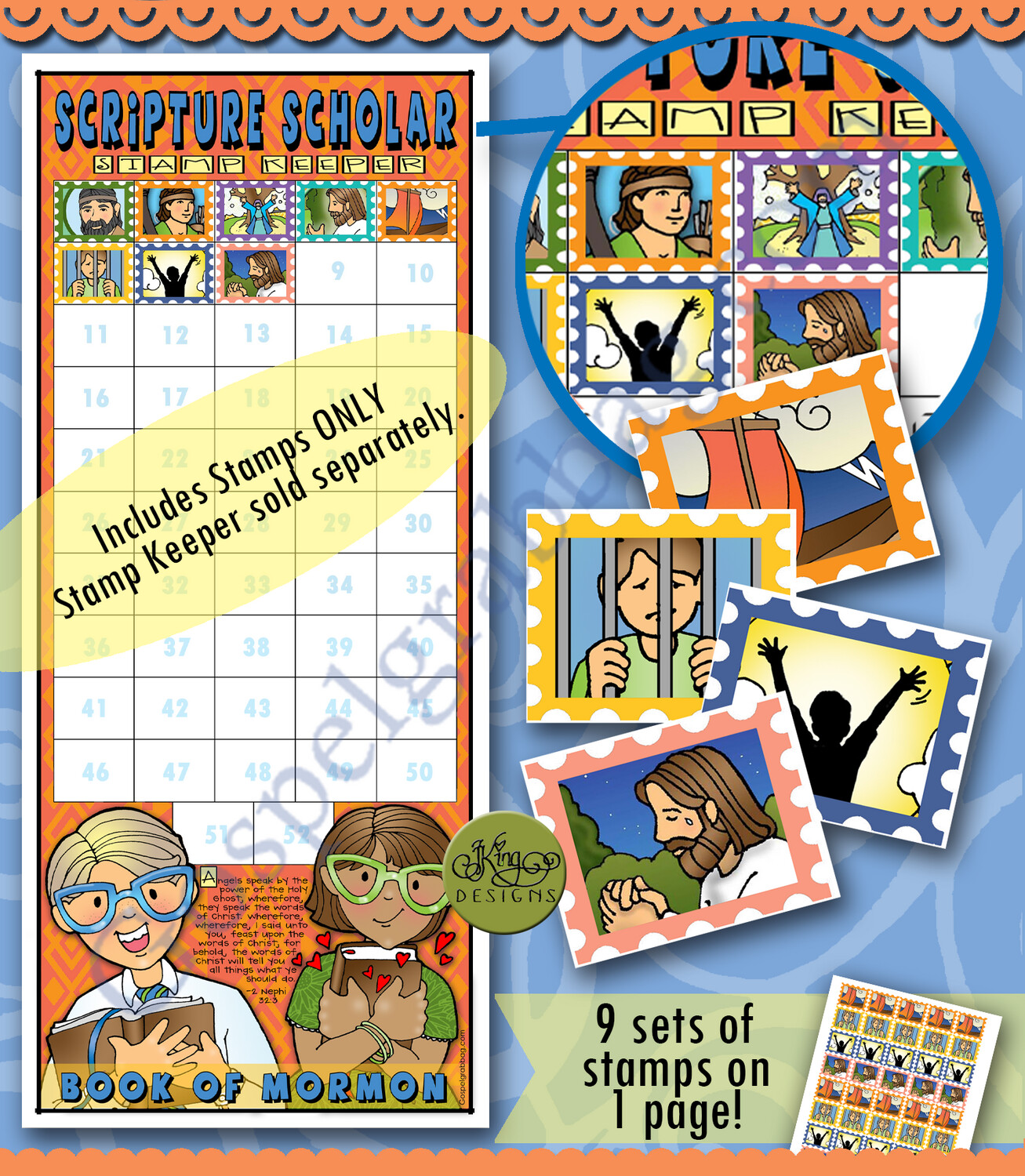 Scripture Scholar February STAMPS (Book of Mormon)