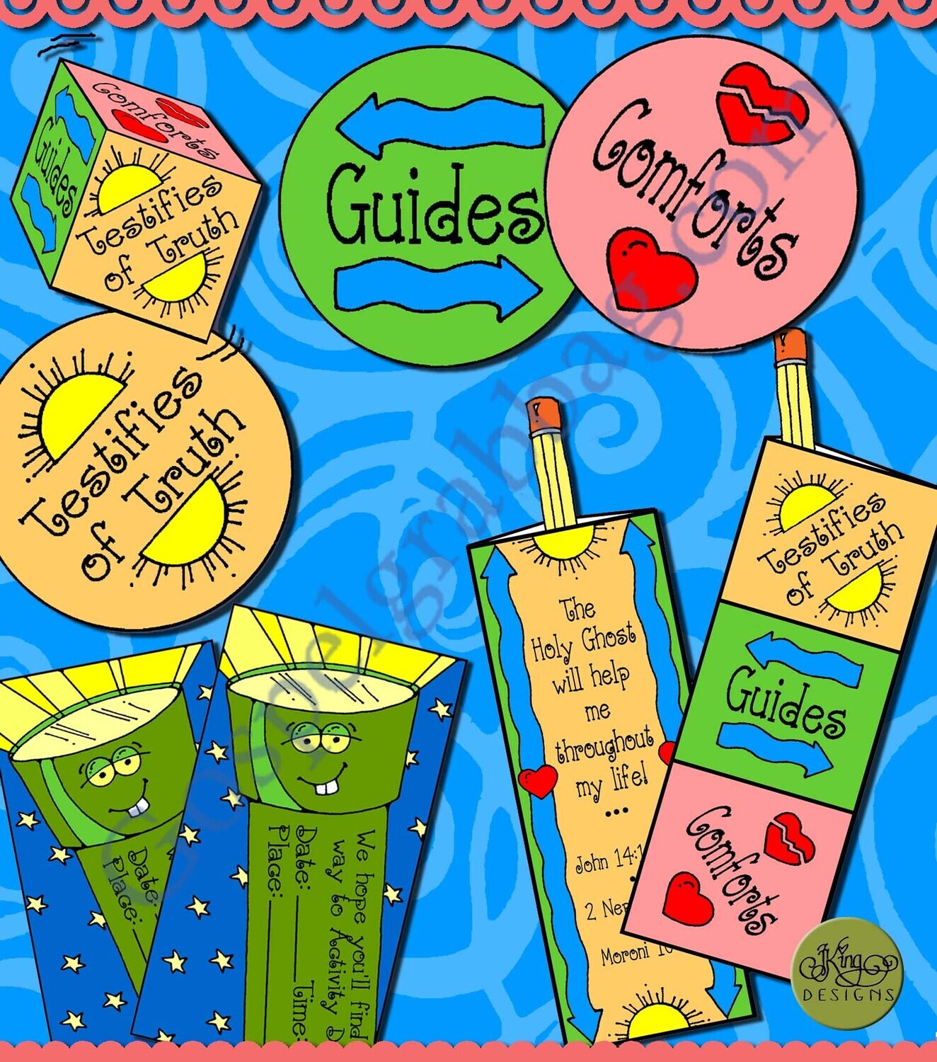 Let the Holy Ghost Guide game and scripture underlining