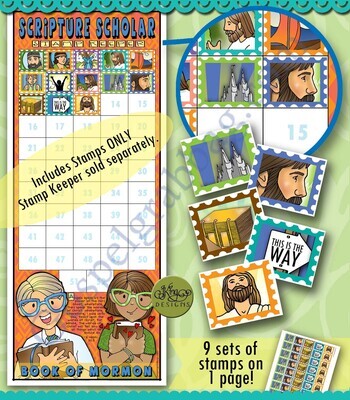 Scripture Scholar March Stamps (Book of Mormon)