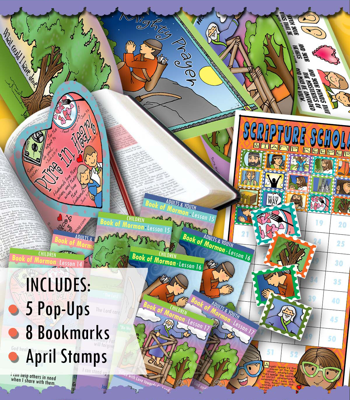 Scripture Scholar BUNDLE  for April (Book of Mormon)