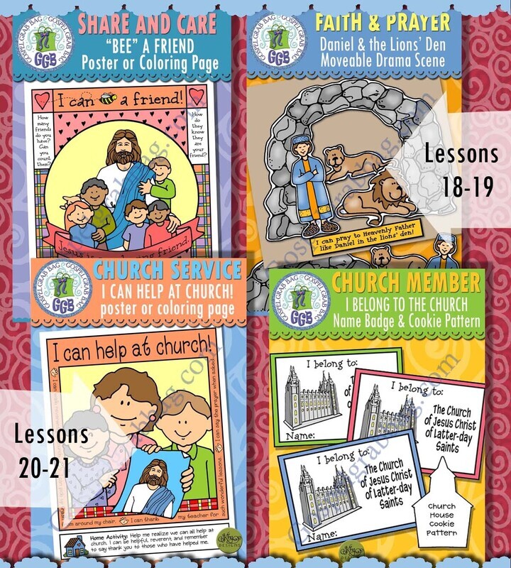 CFM Book of Mormon May 2024 Ages 1-5 BUNDLE - Activities