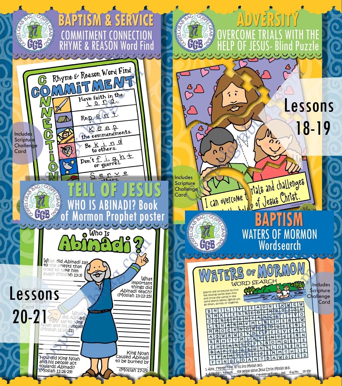 CFM Book of Mormon May 2024 Ages 8-11 BUNDLE - Activities