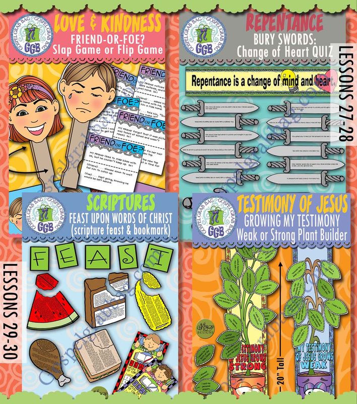 CFM Book of Mormon July 2024 All Ages BUNDLE - Post-and-Present Activities