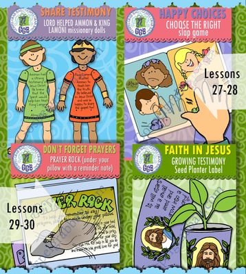 CFM Book of Mormon July 2024 Ages 4-7 BUNDLE - Activities