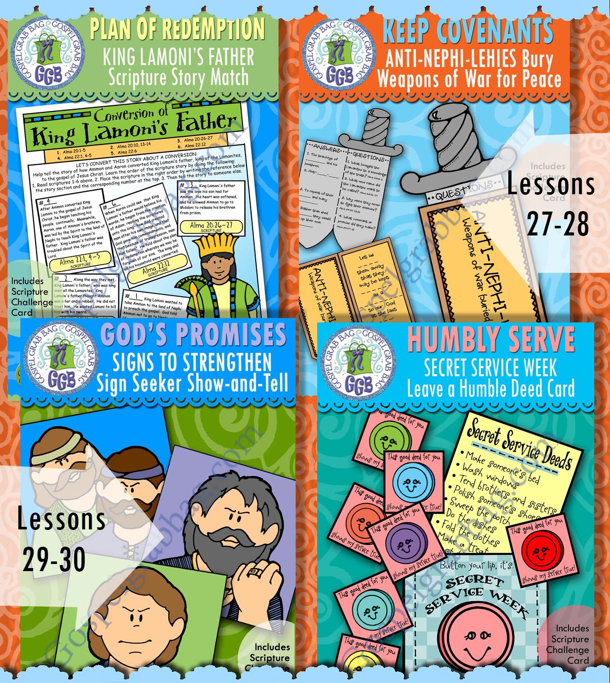 CFM Book of Mormon July 2024 Ages 8-11 BUNDLE - Activities