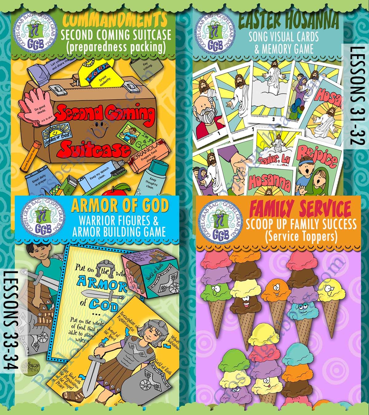 CFM Book of Mormon August 2024 All Ages BUNDLE - Post-and-Present Activities