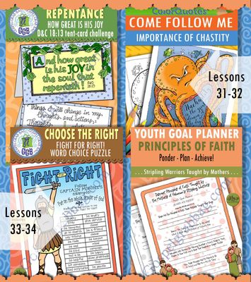 CFM Book of Mormon August 2024 TEENS BUNDLE - Activities