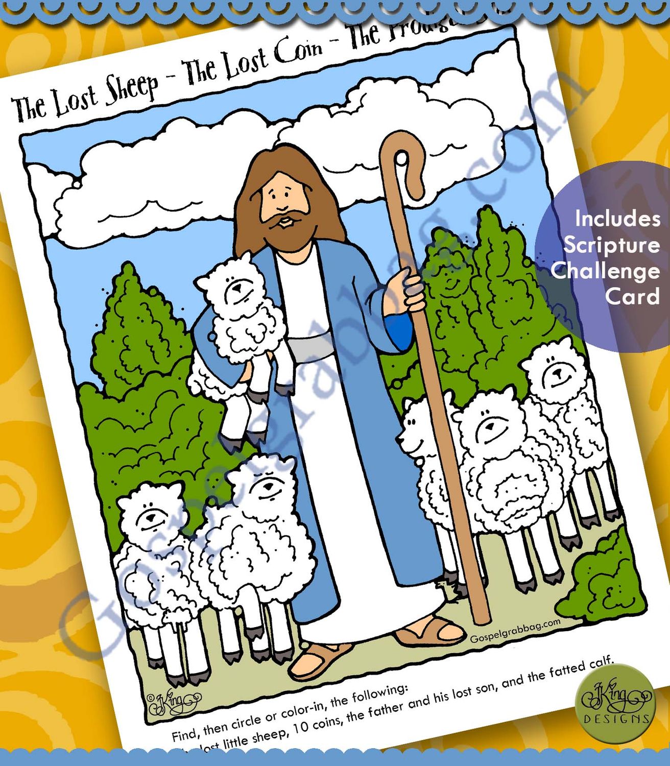 PARABLES: The Lost Sheep, Lost Coin, Prodigal Son (find the lost pictures)