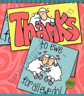 Thanks to "ewe" for all "ewe" do! card
