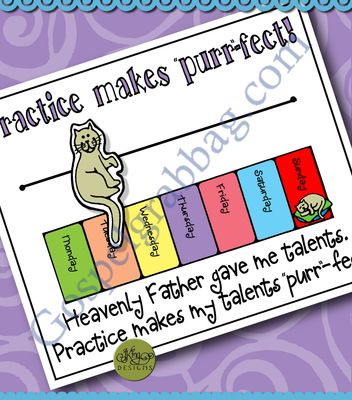 Practice makes "purr"-fect! Talent Tally