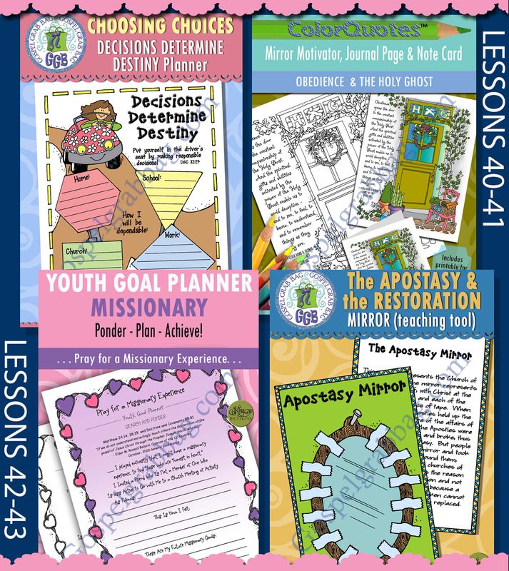 CFM Book of Mormon October 2024 TEENS BUNDLE - Activities