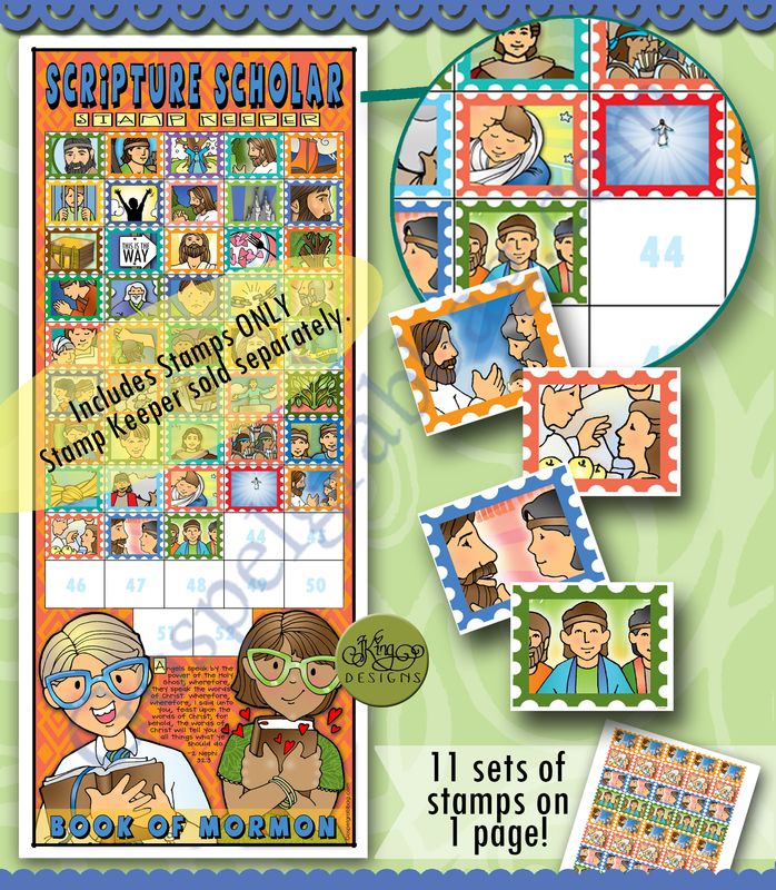 Scripture Scholar October Stamps (Book of Mormon)