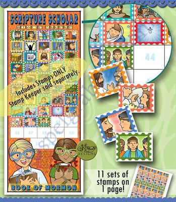 Scripture Scholar October Stamps (Book of Mormon)