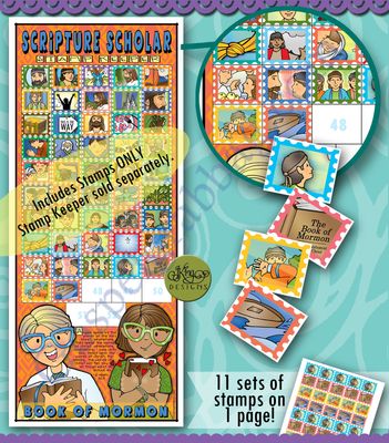 Scripture Scholar November Stamps (Book of Mormon)
