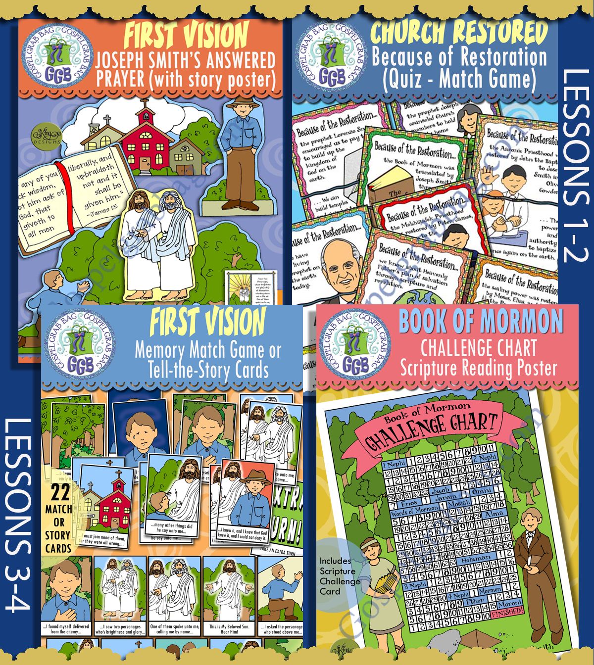 CFM Doctrine &amp; Covenants January 2025 All Ages BUNDLE - Post-and-Present Activities