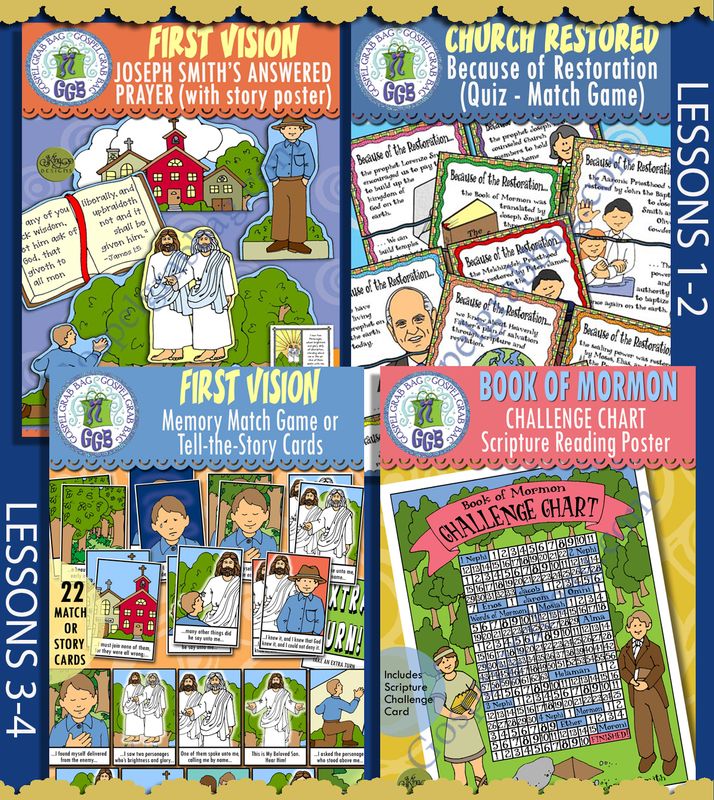 CFM Doctrine &amp; Covenants January 2025 All Ages BUNDLE - Post-and-Present Activities