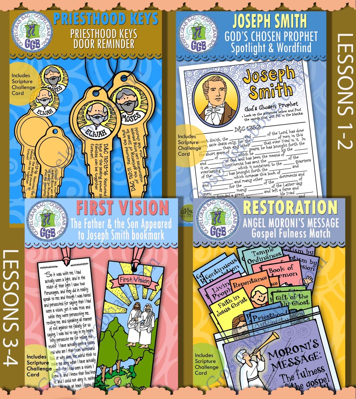 CFM Doctrine &amp; Covenants January 2025 Ages 8-11 BUNDLE - Lesson Lifesaver Activities