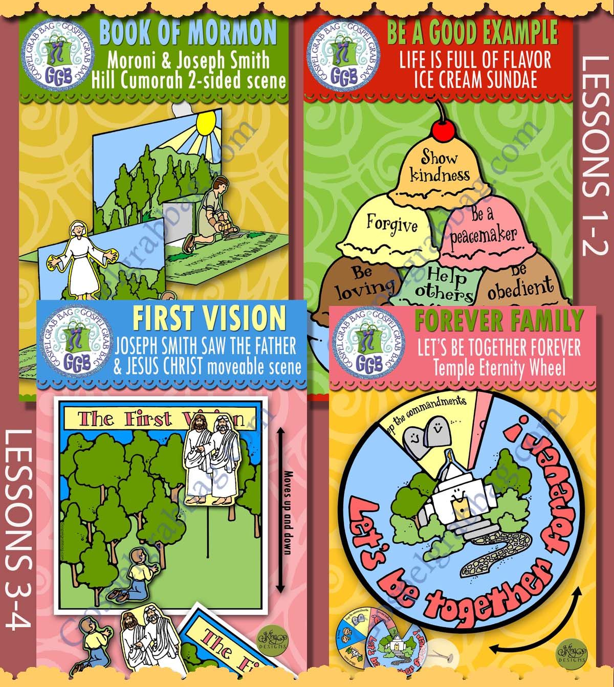 CFM Doctrine &amp; Covenants January 2025 Ages 4-7 BUNDLE - Lesson Lifesaver Activities