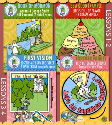 CFM Doctrine &amp; Covenants January 2025 Ages 4-7 BUNDLE - Lesson Lifesaver Activities