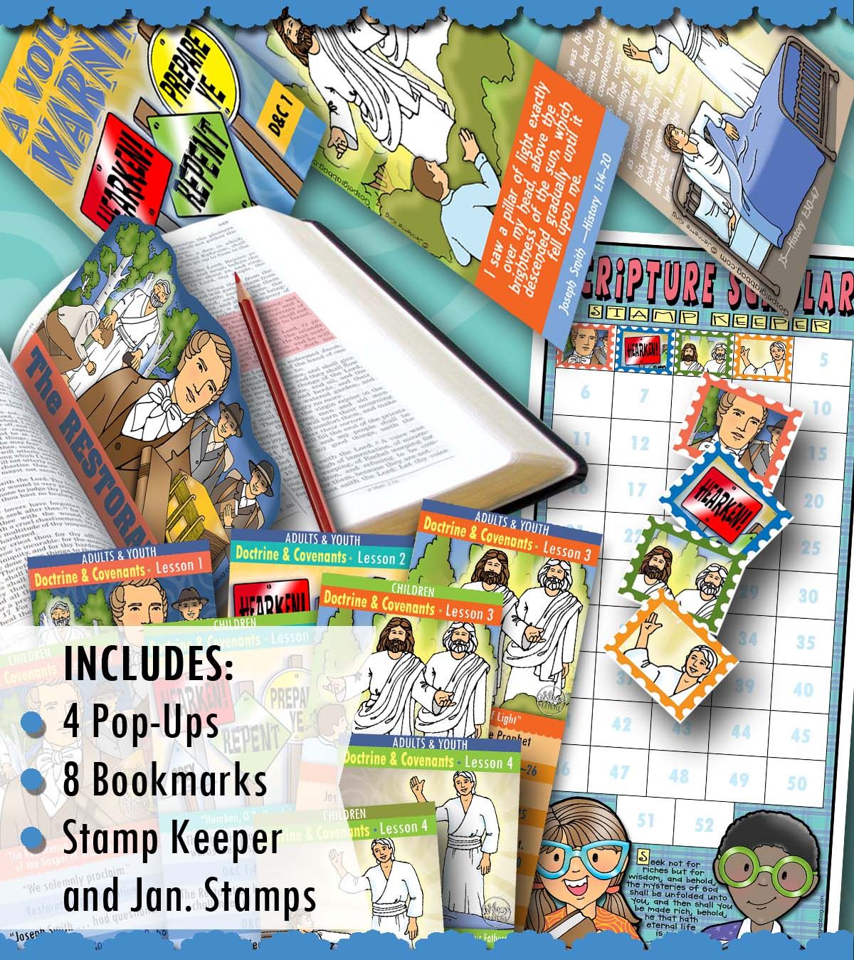 Scripture Scholar BUNDLE  for January (Doctrine &amp; Covenants)