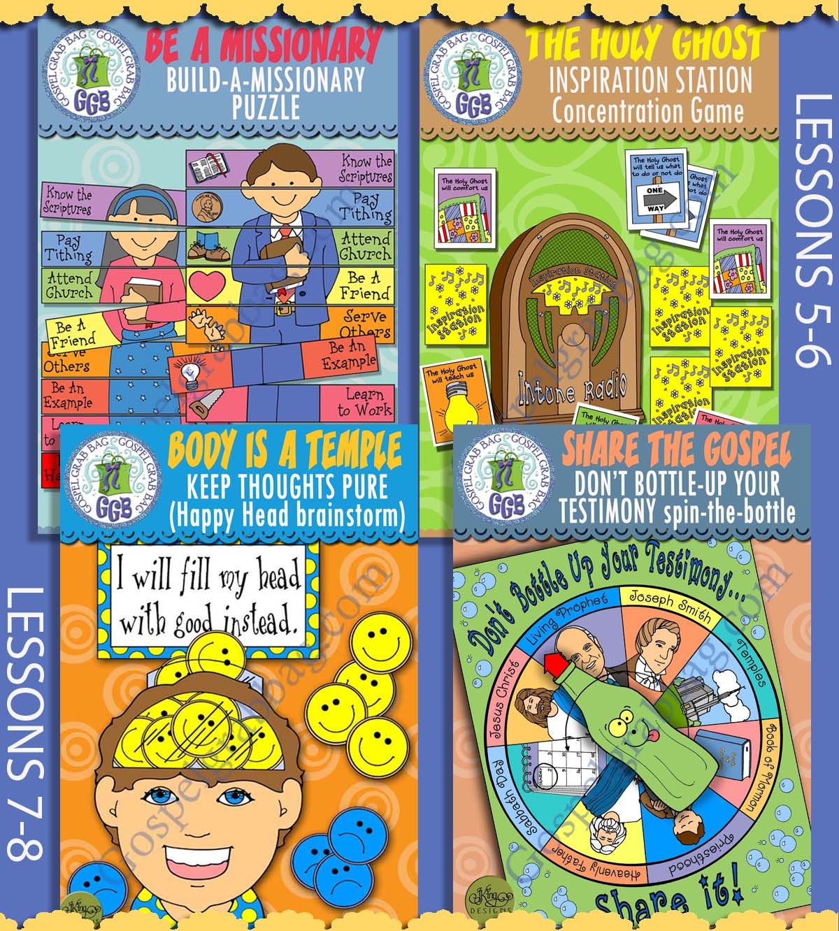 CFM Doctrine &amp; Covenants February 2025 All Ages BUNDLE - Post-and-Present Activities