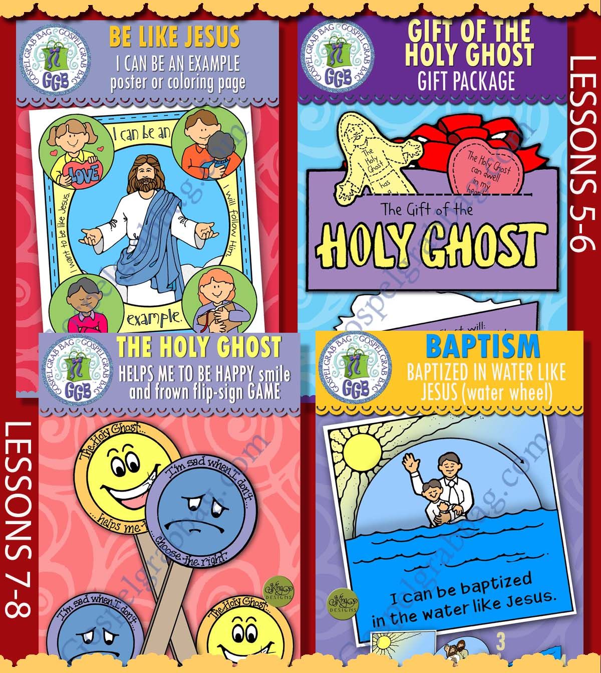 CFM Doctrine &amp; Covenants February 2025 Ages 1-5 BUNDLE - Lesson Lifesaver Activities