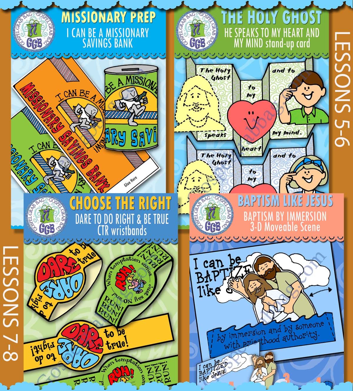 CFM Doctrine &amp; Covenants February 2025 Ages 4-7 BUNDLE - Lesson Lifesaver Activities