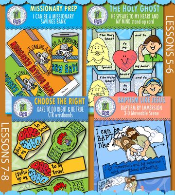 CFM Doctrine &amp; Covenants February 2025 Ages 4-7 BUNDLE - Lesson Lifesaver Activities