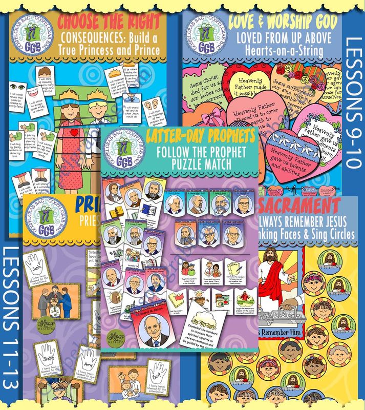 CFM Doctrine &amp; Covenants March 2025 All Ages BUNDLE - Post-and-Present Activities