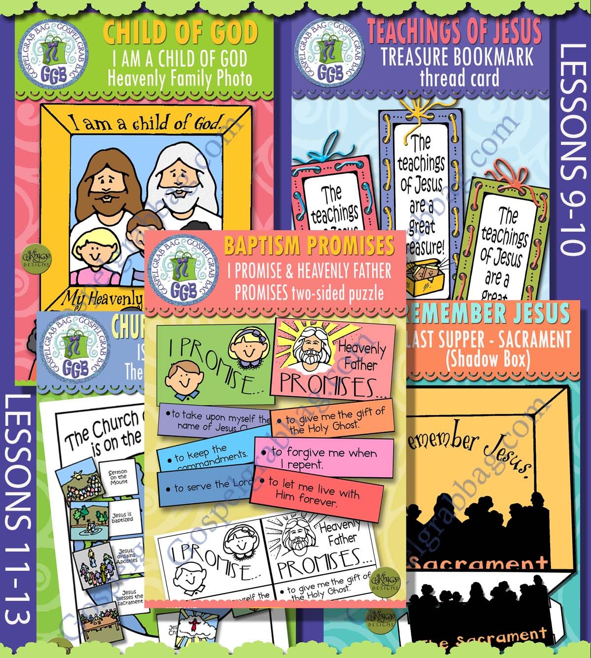 CFM Doctrine &amp; Covenants March 2025 Ages 4-7 BUNDLE - Lesson Lifesaver Activities