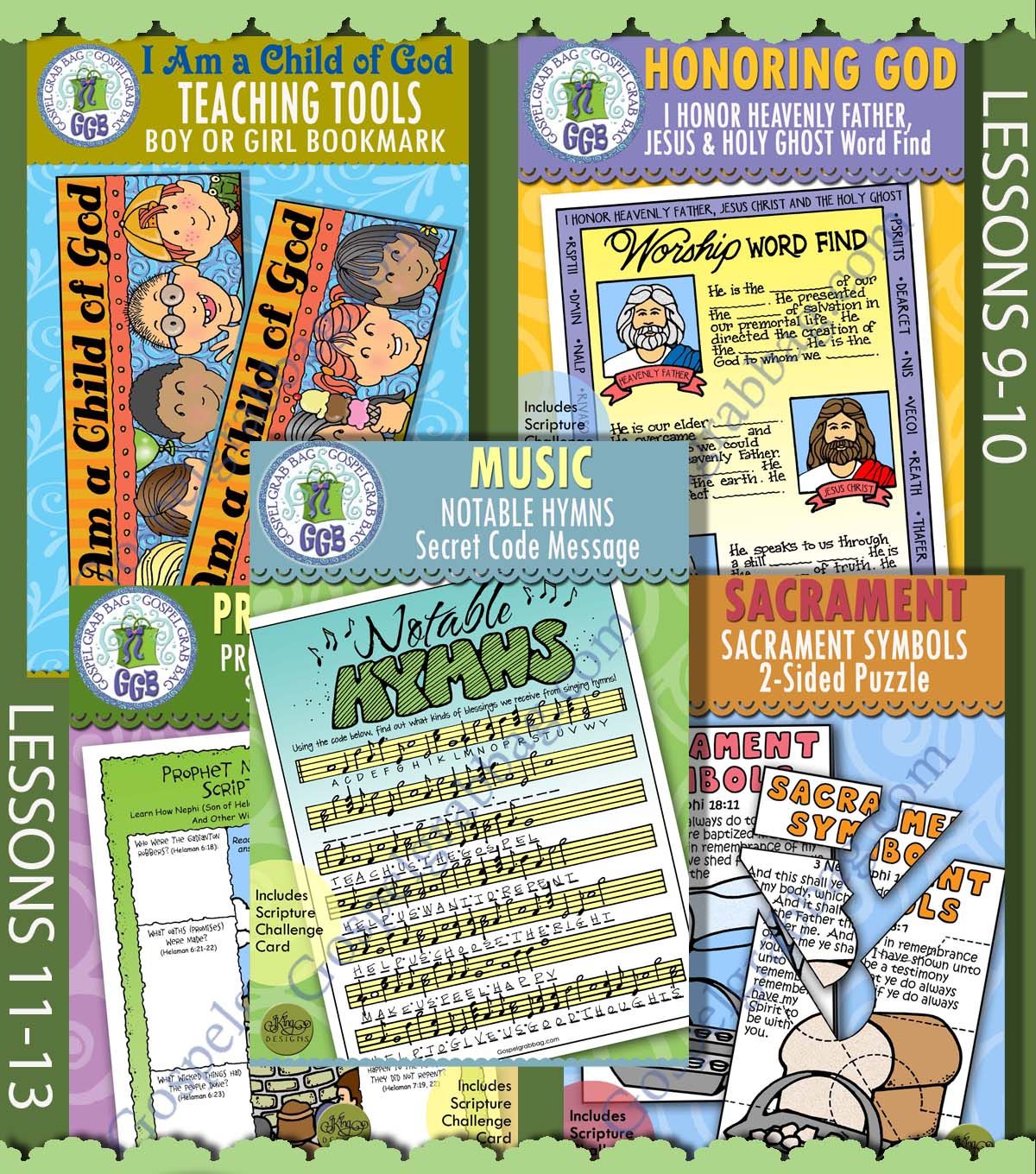 CFM Doctrine &amp; Covenants March 2025 Ages 8-11 BUNDLE - Lesson Lifesaver Activities