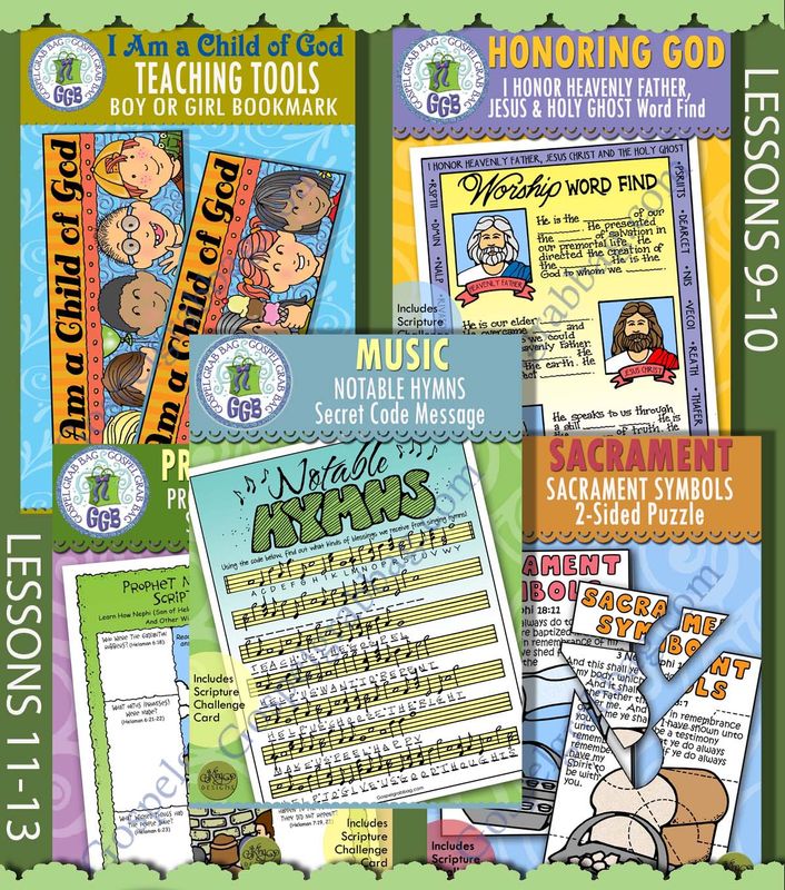 CFM Doctrine &amp; Covenants March 2025 Ages 8-11 BUNDLE - Lesson Lifesaver Activities