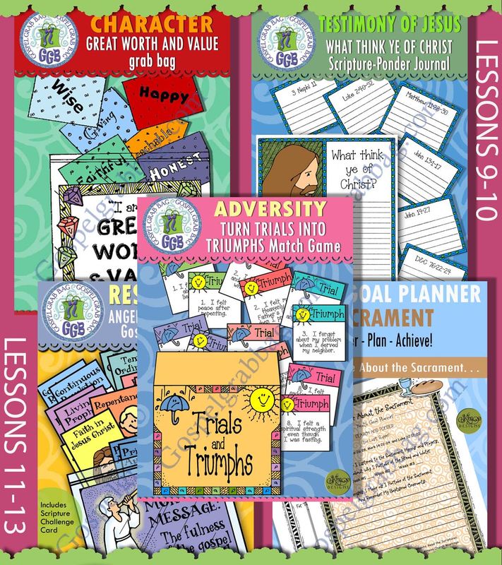 CFM Doctrine &amp; Covenants March 2025 Ages 12-16 TEENS BUNDLE - Lesson Lifesaver Activities