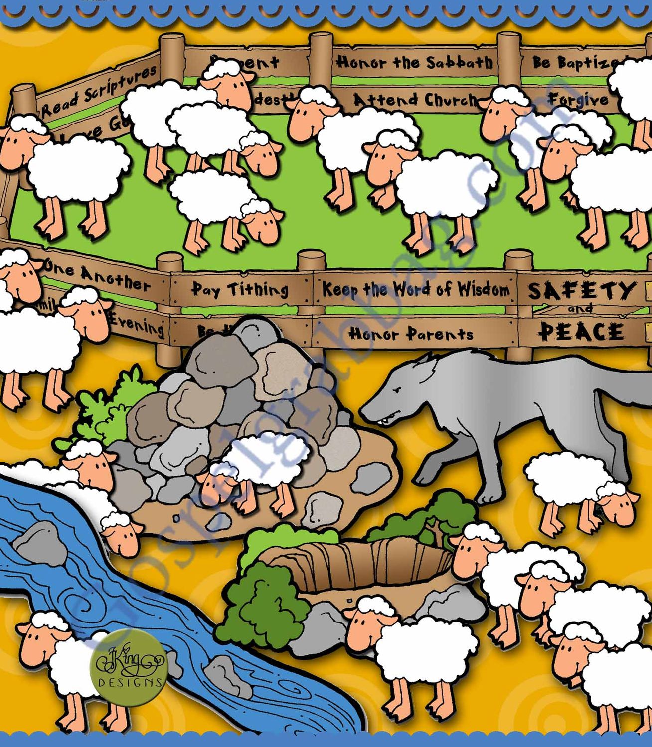 Keeping Inside the Fence (Commandments Keep us Safe QUIZ)