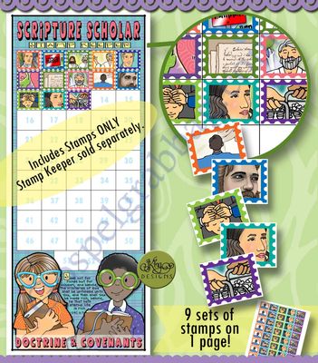 Scripture Scholar MARCH Stamps (Doctrine &amp; Covenants)
