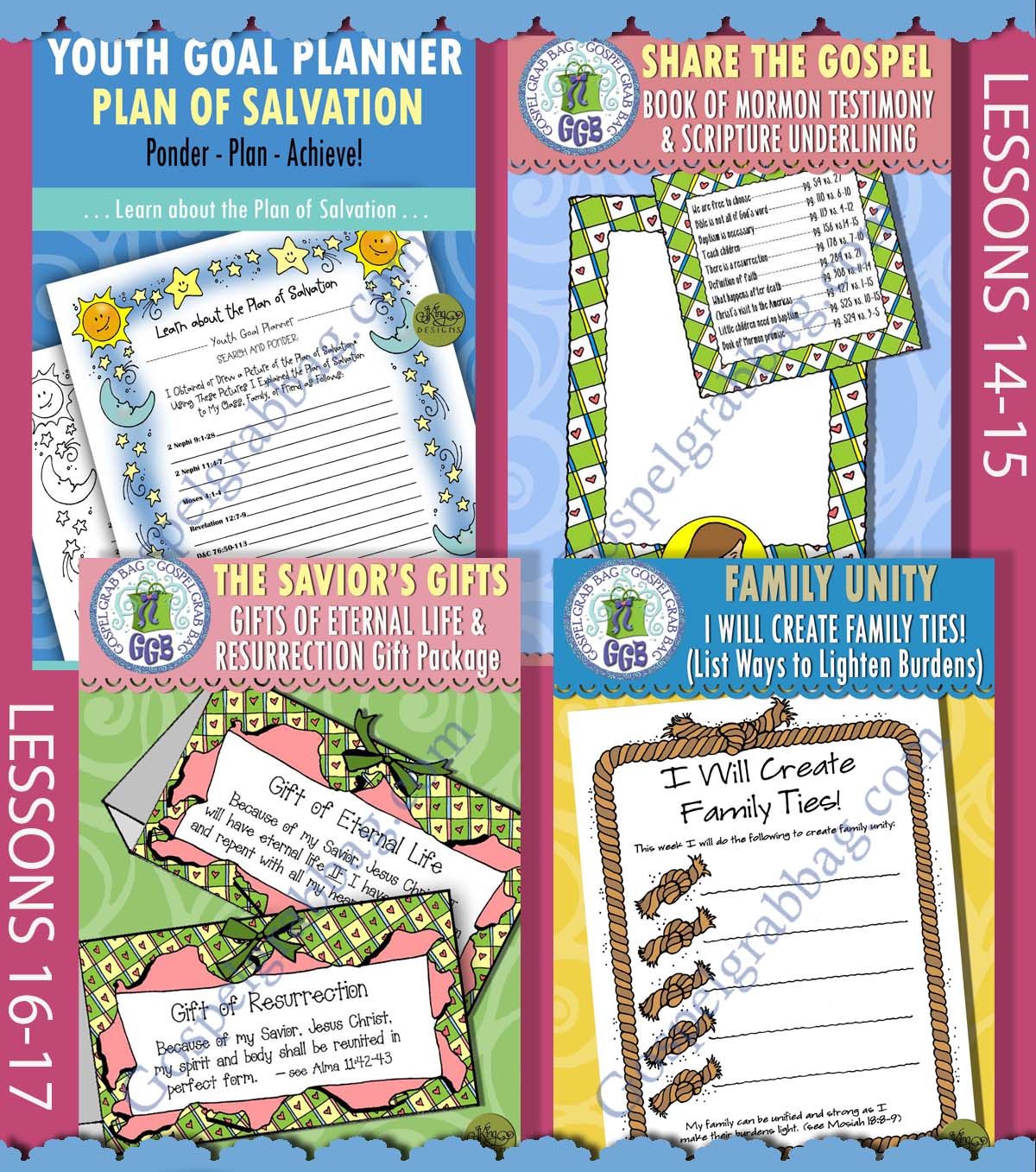 CFM Doctrine &amp; Covenants April 2025 Ages 12-16 TEENS BUNDLE - Lesson Lifesaver Activities