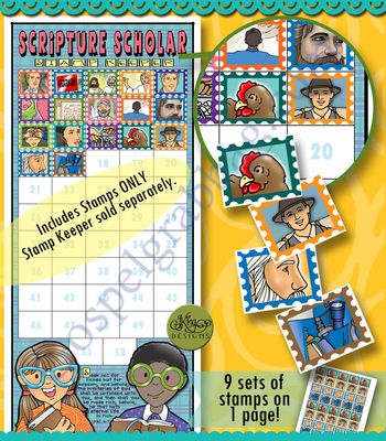 Scripture Scholar APRIL Stamps (Doctrine &amp; Covenants)