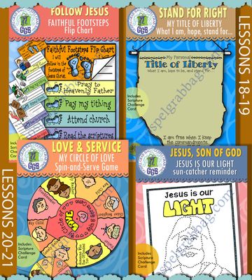 CFM Doctrine &amp; Covenants May 2025 Ages 8-11 BUNDLE - Lesson Lifesaver Activities