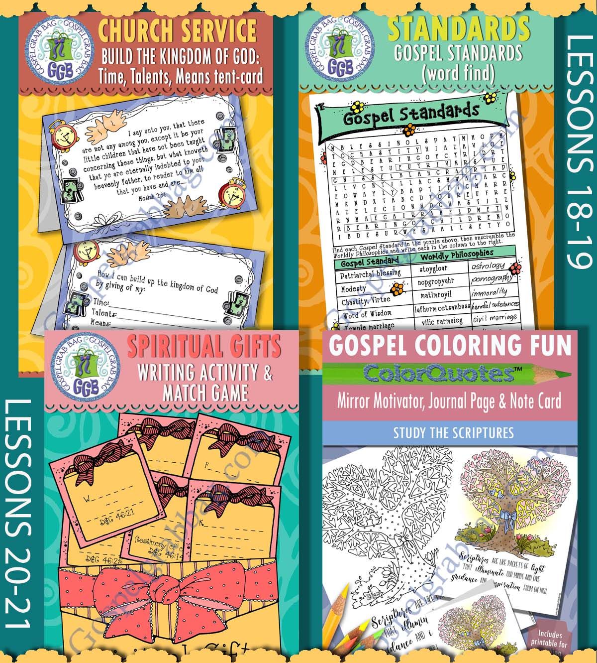CFM Doctrine &amp; Covenants May 2025 Ages 12-16 TEEN BUNDLE - Lesson Lifesaver Activities