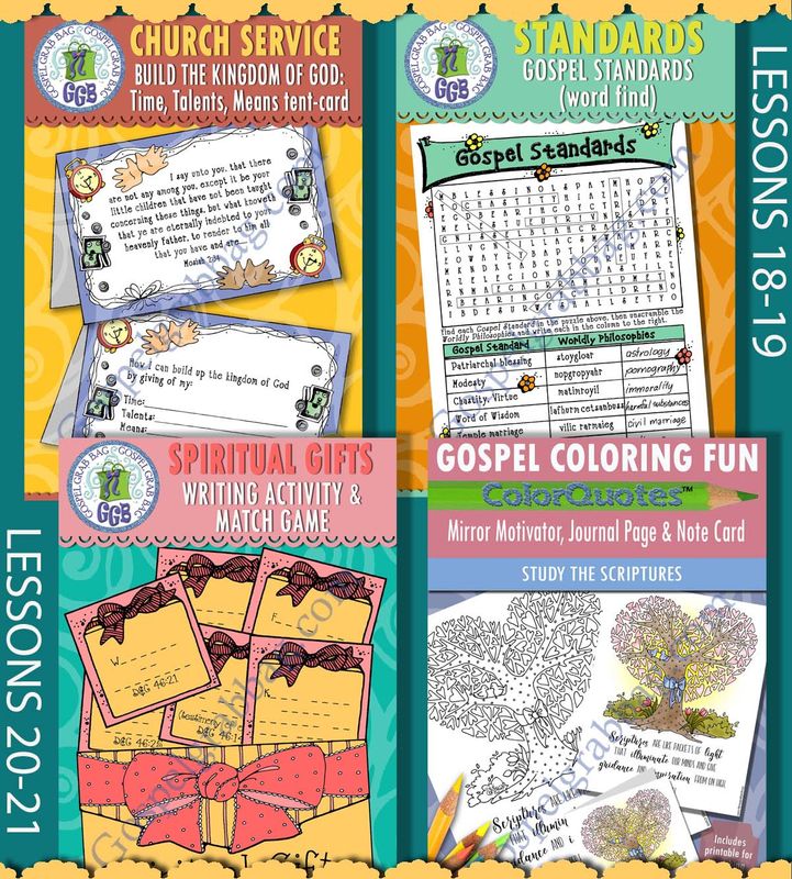CFM Doctrine &amp; Covenants May 2025 Ages 12-16 TEEN BUNDLE - Lesson Lifesaver Activities