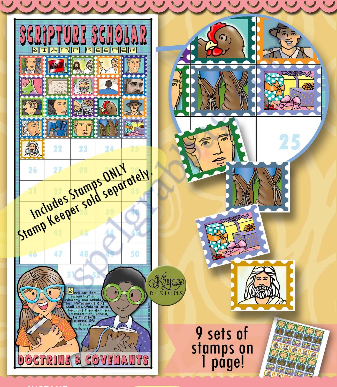 Scripture Scholar MAY Stamps (Doctrine &amp; Covenants)