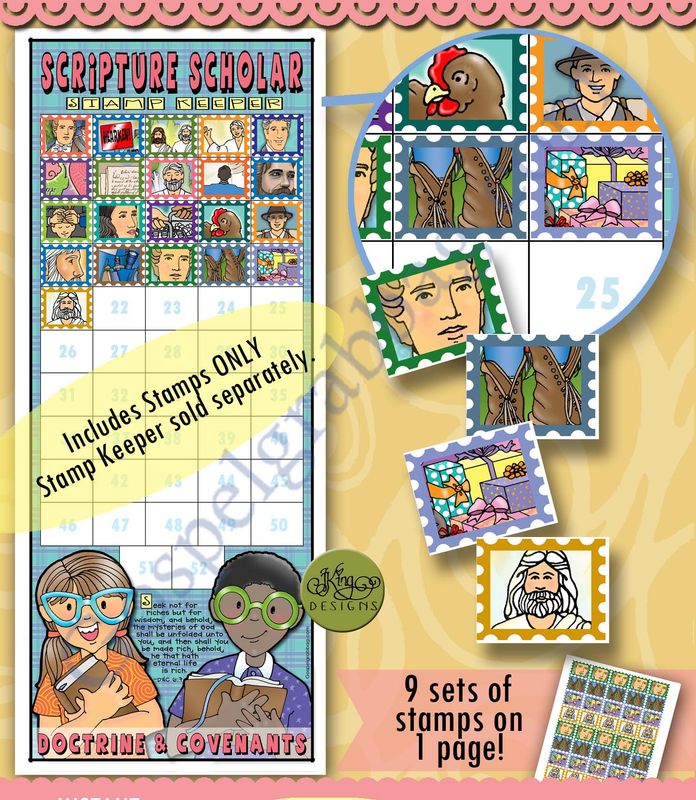Scripture Scholar MAY Stamps (Doctrine &amp; Covenants)