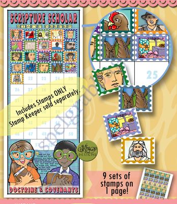 Scripture Scholar MAY Stamps (Doctrine &amp; Covenants)