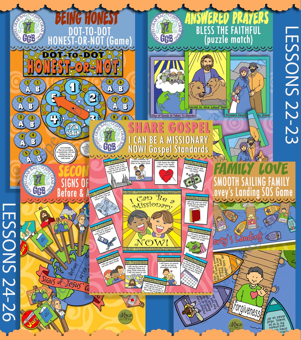 CFM Doctrine &amp; Covenants June 2025 All Ages BUNDLE - Post-and-Present Activities